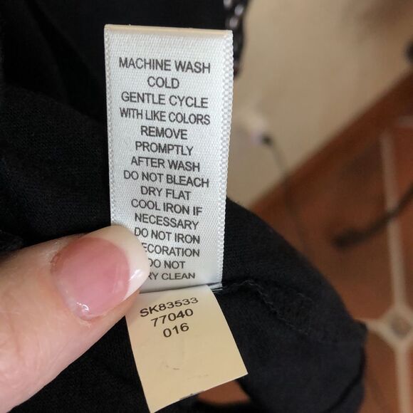 Spense Knits Black Short Embellished Sleeve Top - Picture 6 of 10